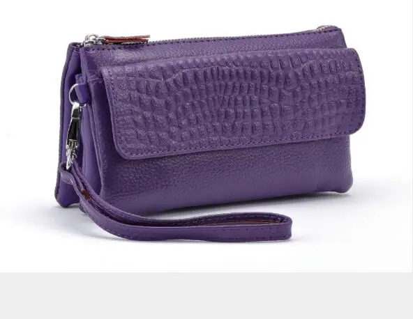 

Genuine Leather Clutch Women Long Wallets Women Money Purse Large Capacity Clutch Coin Purse Ladies Wallet Phone Purse Cartera