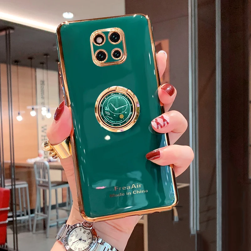 

Роскошный чехол для телефона с кольцом-держателем для Xiaomi Mi Poco X3 NFC X3 GT M3 Pro F3