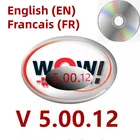 Диагностический инструмент для WOW 5.00.12, CD DVD, программное обеспечение WOW 5.0012, французский язык для вау вуртса, для Vd Tcs Pro Дельфин DS150E, автомобильный Грузовик