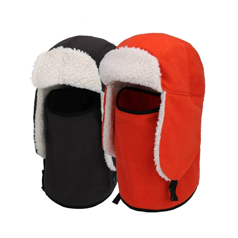 Зимняя шапка шапки авиатора для мужчин и женщин утепленная Балаклава зимние