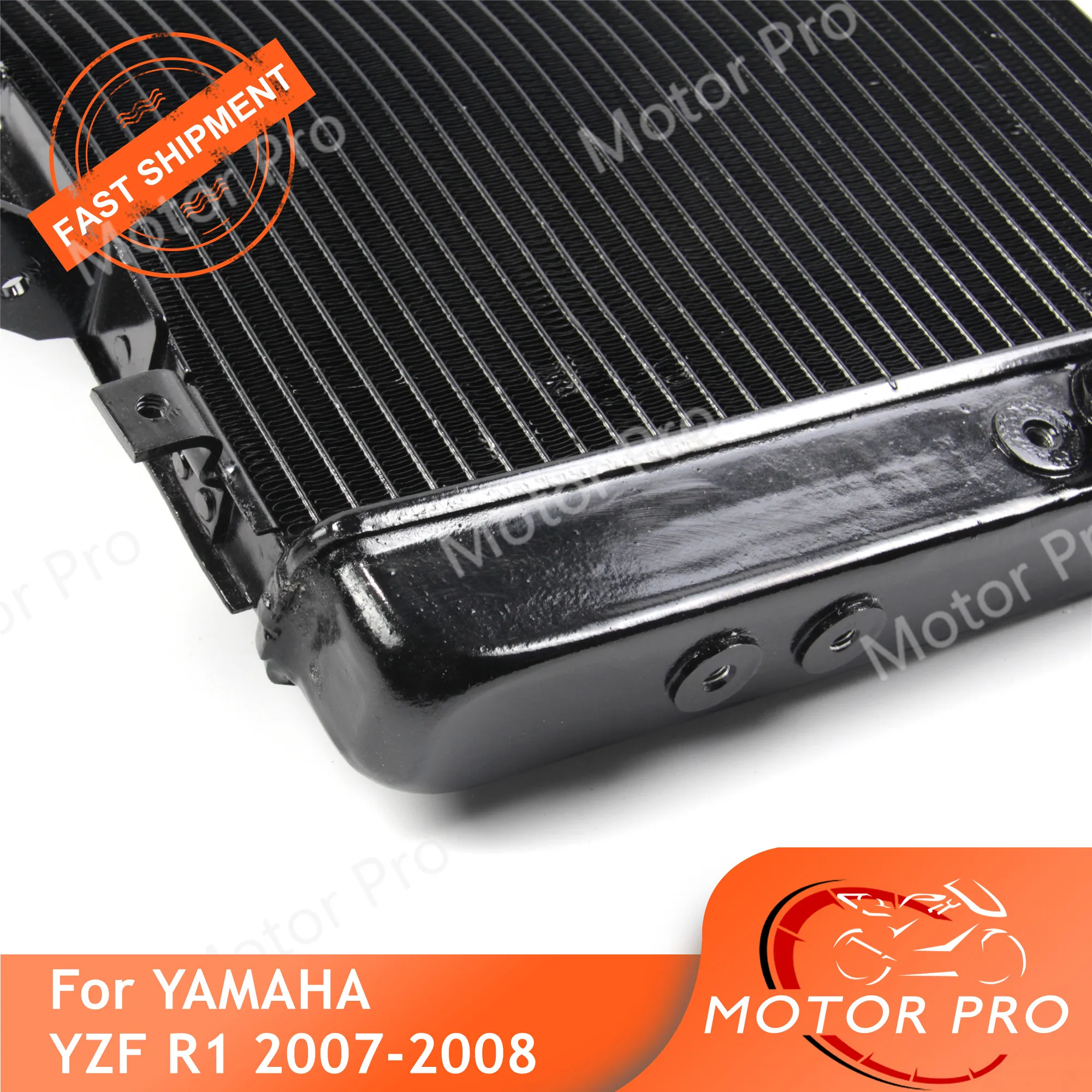 Радиатор мотоцикла для Yamaha YZF R1 2007 2008 Охладитель водяного охлаждения двигателя