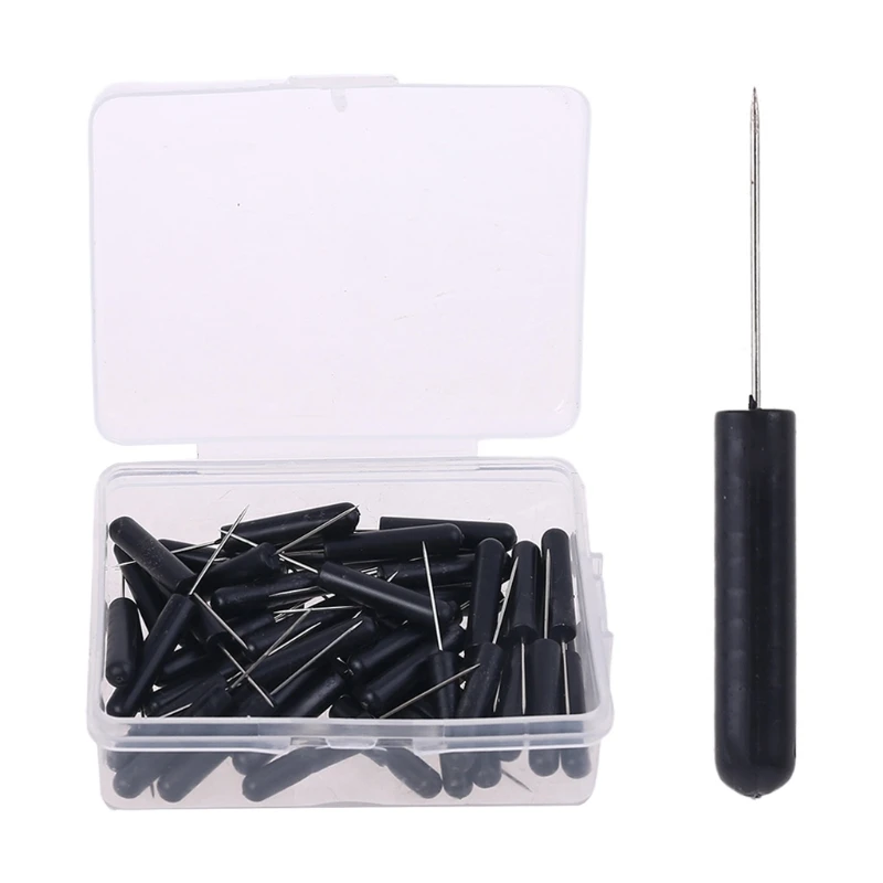 

50pcs Dressmaker Pins Fixed Positioning Needles Sewing Jewelry Making Tools