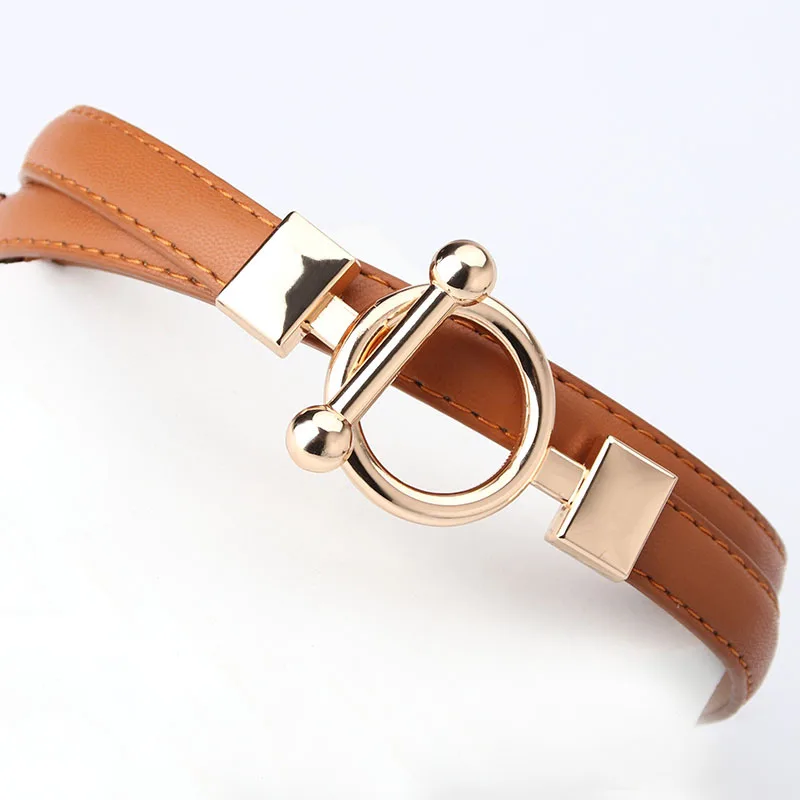 

104cm*1.4cm Ladies Belt Simple All-Match Jeans Waistband Female Casual Metal Buckle Women Small Band