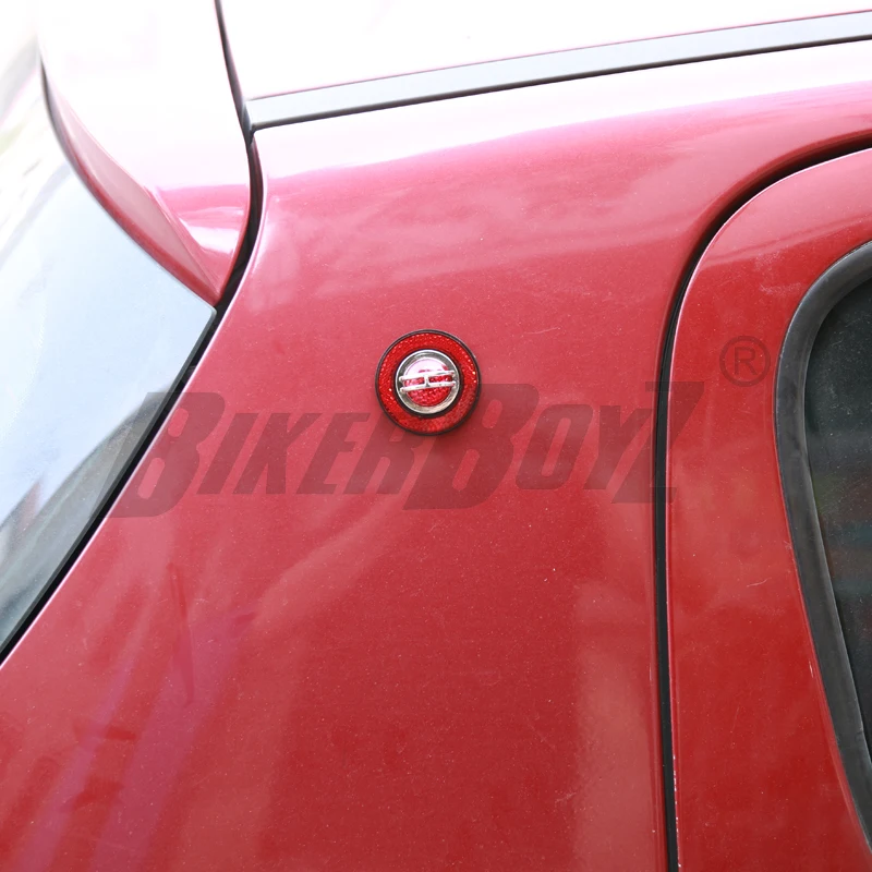 Новинка 2020 Светоотражающая наклейка пластиковый знак безопасности красный для