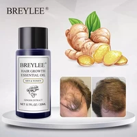 breylee ginger hair growth essential oil hair loss products hair care prevent baldness anti hair loss serum nourishing liquid