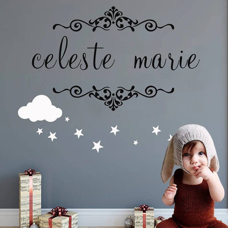 Индивидуальные персонализированные художественные настенные наклейки с