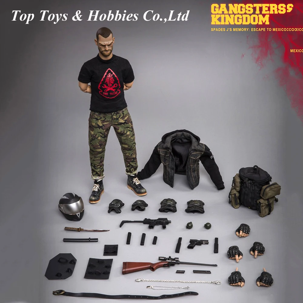 

NEW DAMTOYS 1/6 GK003 Gangsters Kingdom SPADES J’S MEMORY GREG Figure in sotck