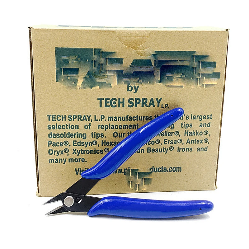 Электрические плоскогубцы кусачки для проводов боковые Нескользящие резиновые