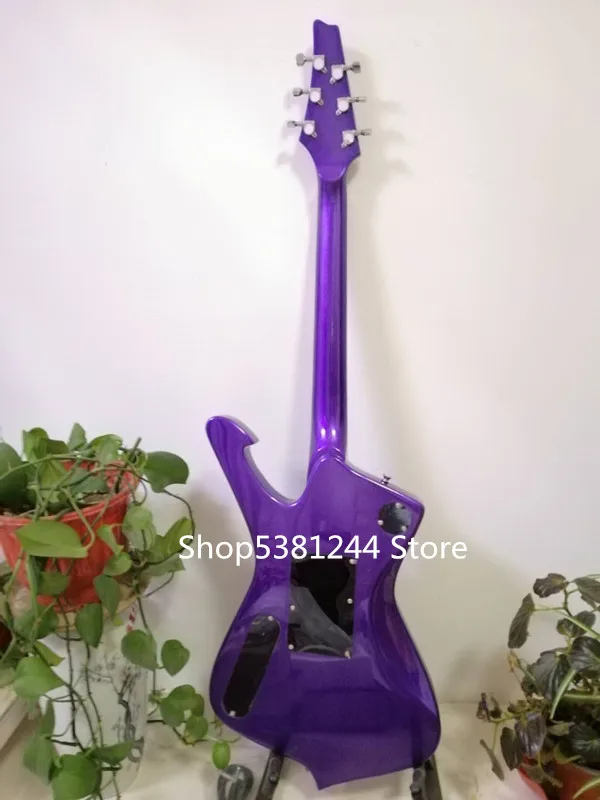 Бесплатная доставка фиолетовая 6 струнная Электрогитара выбор цвета заводская