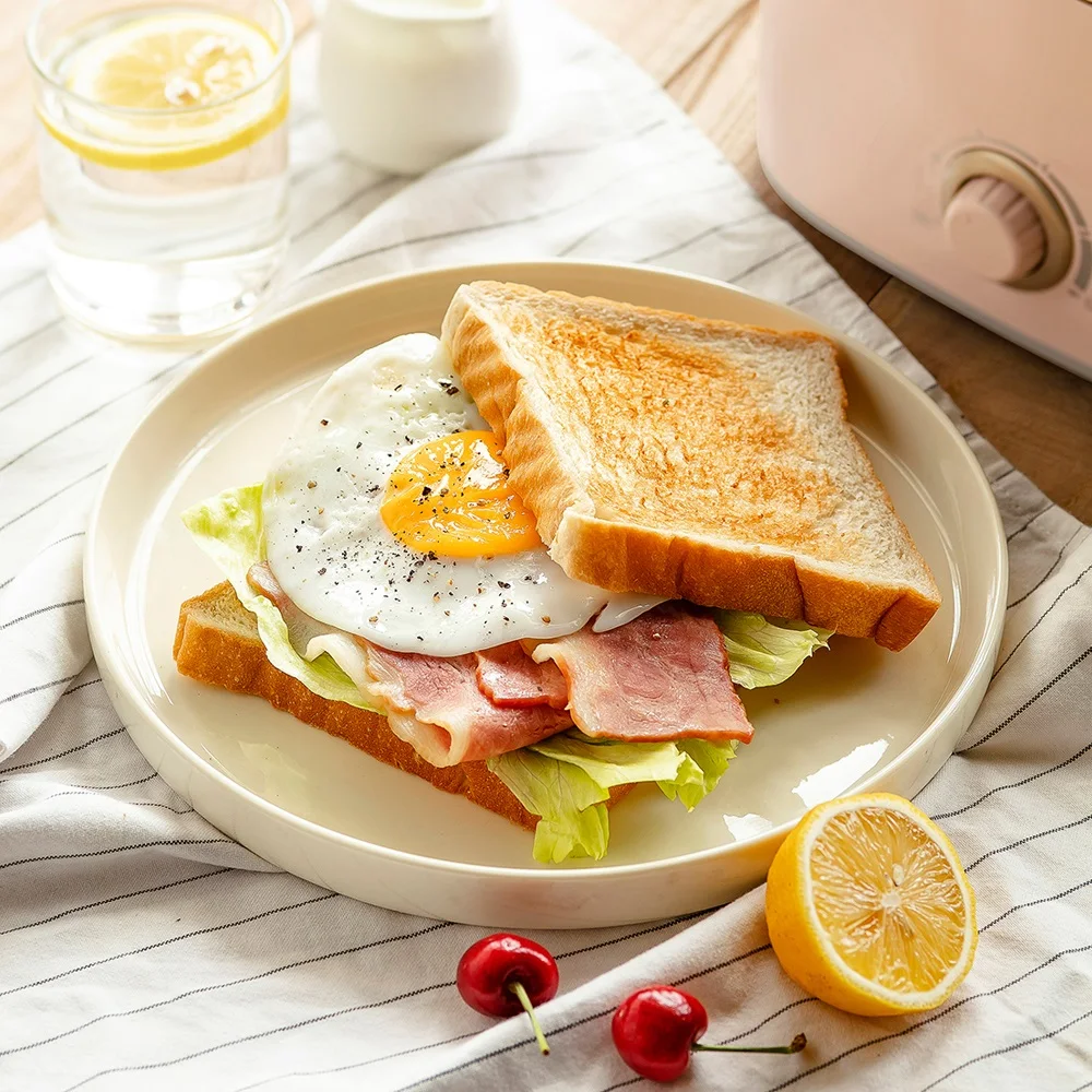 

Stainless Steel Electric Toaster Household Automatic Bread Baking Maker Breakfast Machine Toast Sandwich Grill Oven 2 Slice