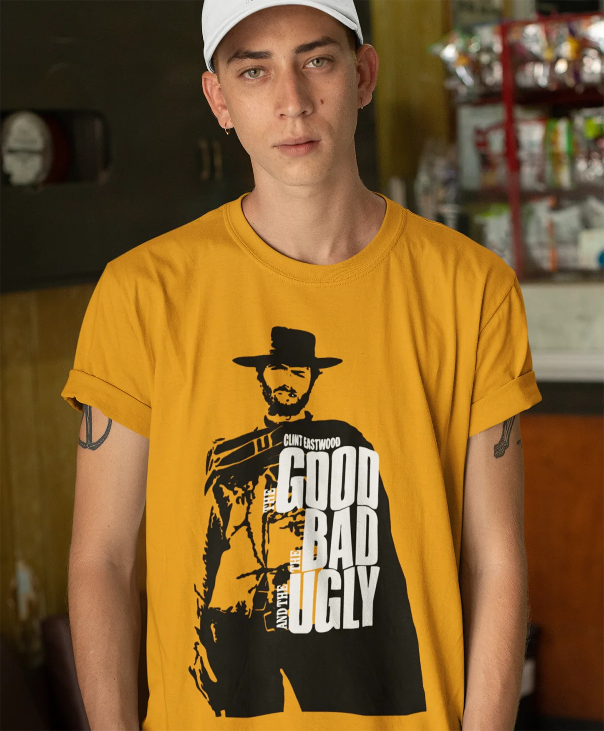Новинка клинтские футболки Eastwood Мужская хлопковая футболка с короткими рукавами