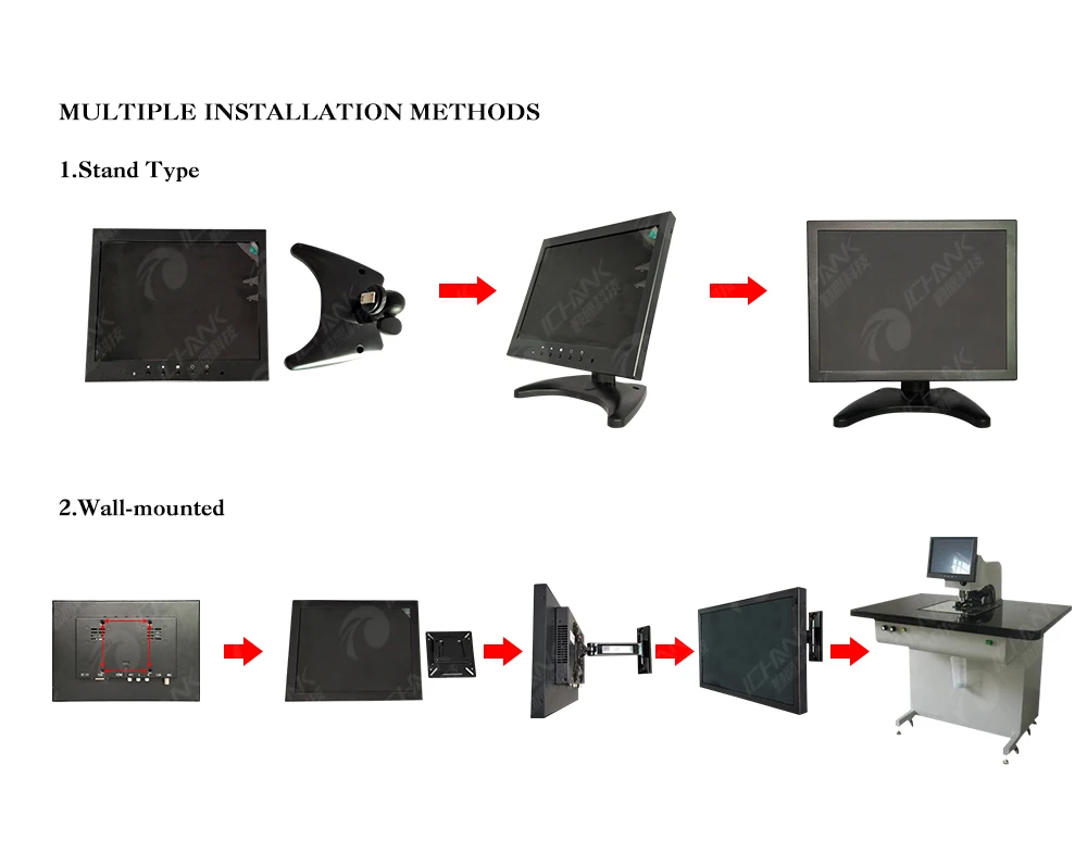 ZB101TC-V59D/10,1 дюйма 1280x800 Full View 1080p HDMI VGA HD металлический чехол с бесплатным приводом десять точек емкостный сенсорный монитор ЖК-экран