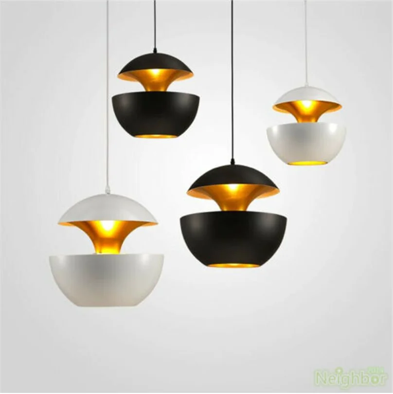 Современная железная светодиодная Подвесная лампа в виде яблока потолочное