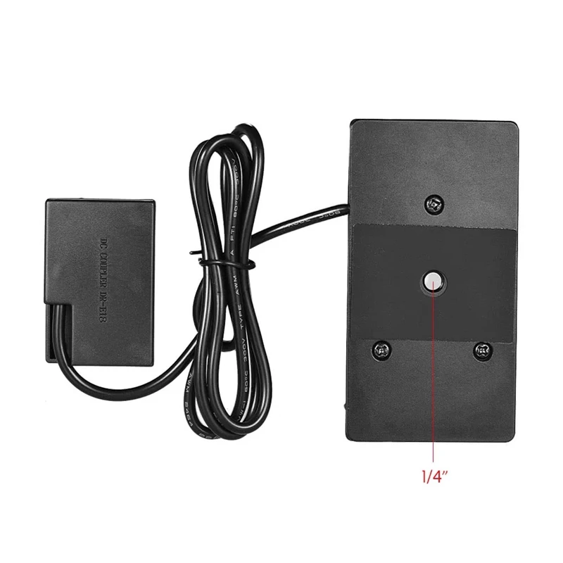 DR-E18 NP-F970 to LP-E17 Dummy Battery Adapter Mount Plate for Canon 200D 800D 760D 750D 77D M6 M5 /Rebel T7I T6S T6I 8000D KISS |