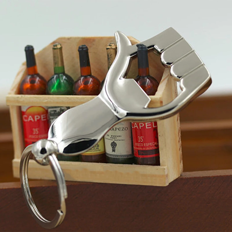 Открывалка для бутылок вина открывалка в форме ладони винная бутылка брелки виде