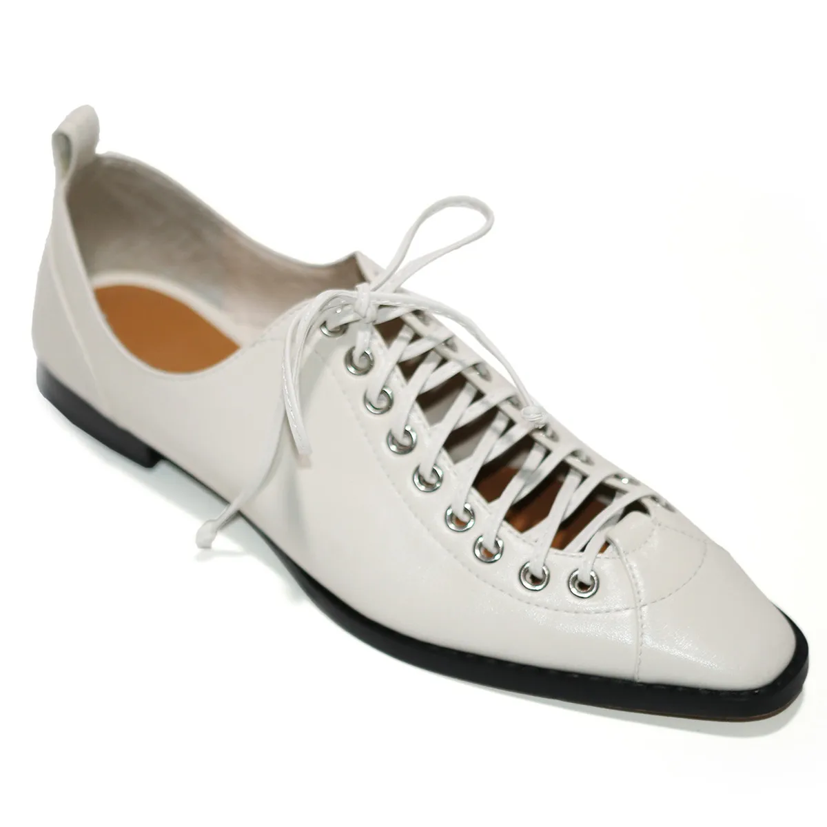 Весенняя Новинка 2020 года 3 цвета Женская обувь из натуральной кожи на плоской