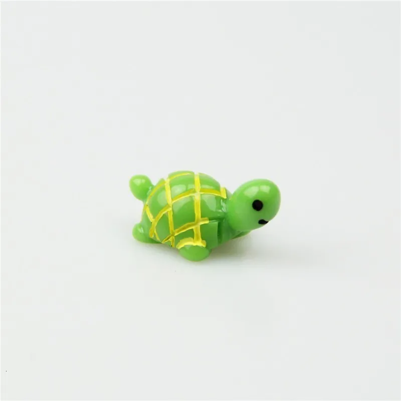 10/30/50/100pcs Green Turtle Miniatures Landscape Fish Tank Decoration Simulation Animal Aquatic Ornament | Дом и сад