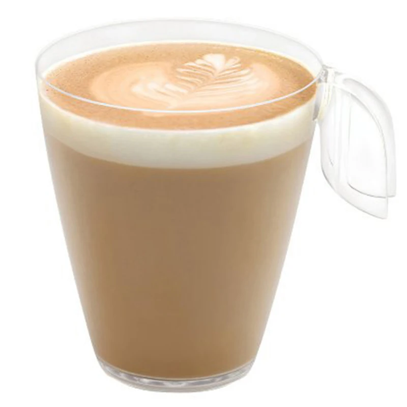 

Free Shipping - 100/Pack, Home Party Disposable Plastic Tableware Supplies, 60*50mm/90ml Transparent Mini Dessert Ear Cup