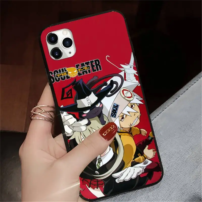 

Soul Eater hot anime manga Phone Case for iPhone 11 12 pro XS MAX 8 7 6 6S Plus X 5S SE 2020 XR high quality cover shell
