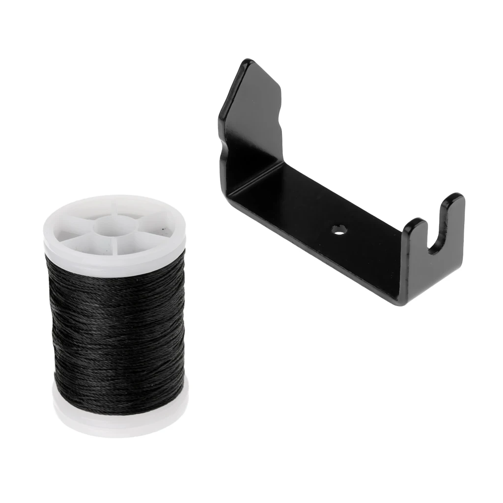 

120m Bow String Serving Thread + Stainless Steel Peep Hole Install Tool Bowstrings Separator