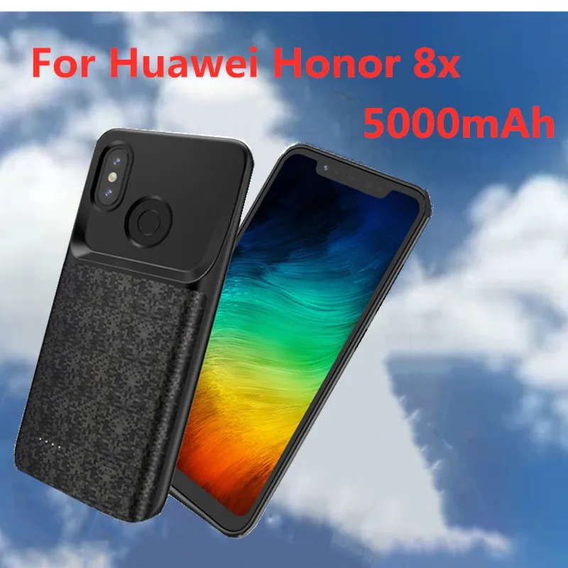 KQJYS 5000 мАч чехол для зарядного устройства для huawei Honor 8X резервный внешний аккумулятор чехол внешний задний зажим Чехол для зарядки аккумулятора