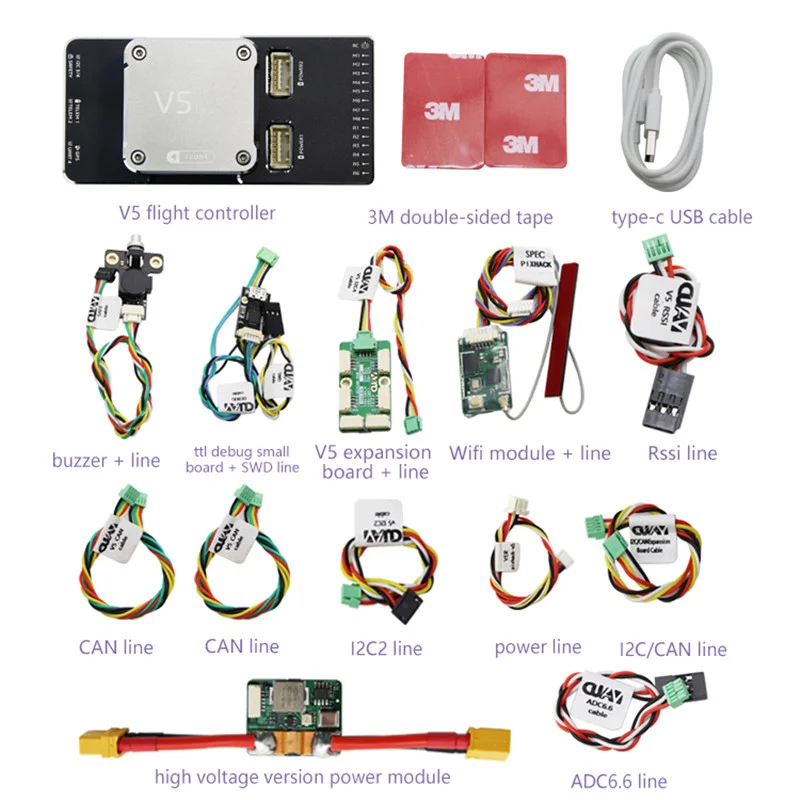 CUAV V5 автопилот провода соединение кабелей для контроллера полета Pixhack кабельная