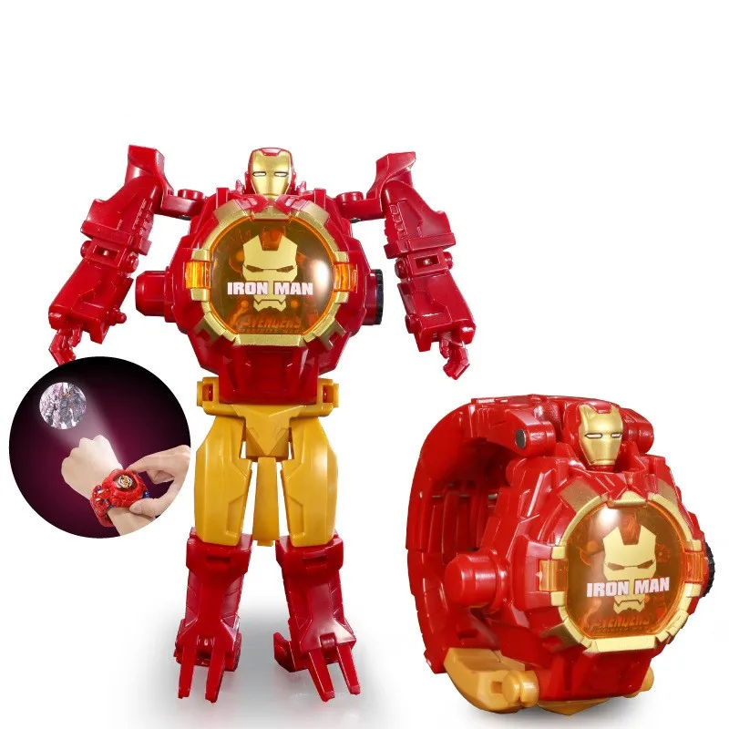 Часы Детские Disney Frozen экшн-фигурки Аниме фигурки супергероев Человек-паук