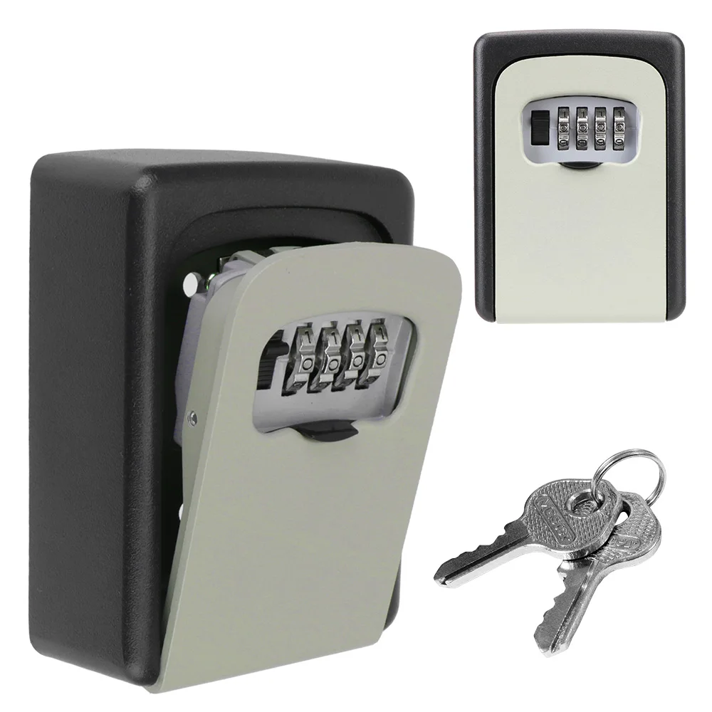 Домашний замок для ключей 4-значный комбинированный сейф с паролем и защитой от