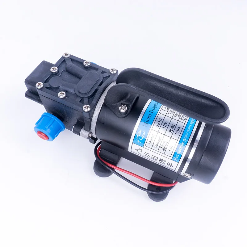 DC 12V 100W 1.1MPA 130PSI 8л/мин водяной насос высокого давления электрический мембранный самовсасывающий насос для мытья автомобиля