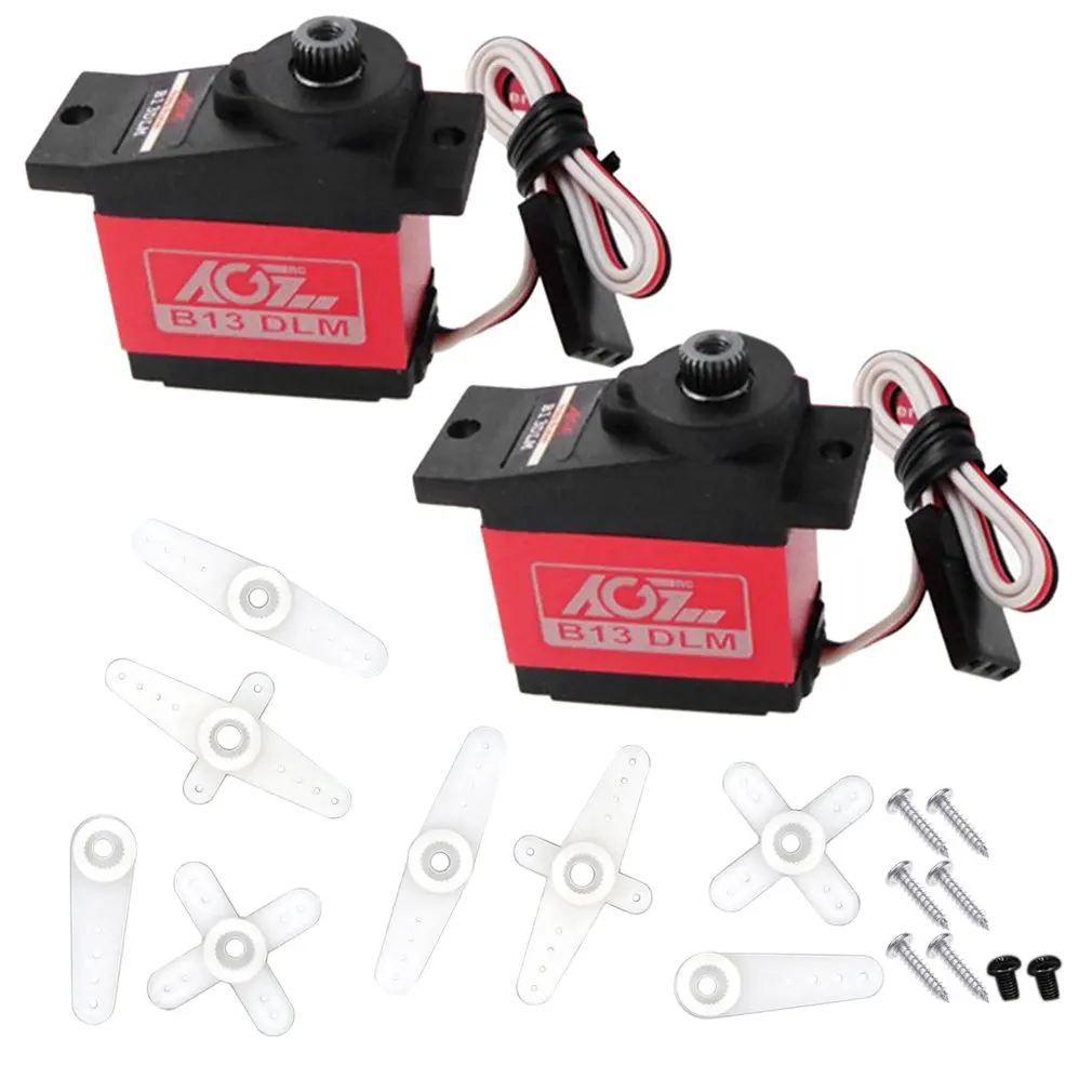 

AGF Professional B13DLM Mini Power Standard Servo High Precision Metal Teeth Fit For Robot Small Car Model