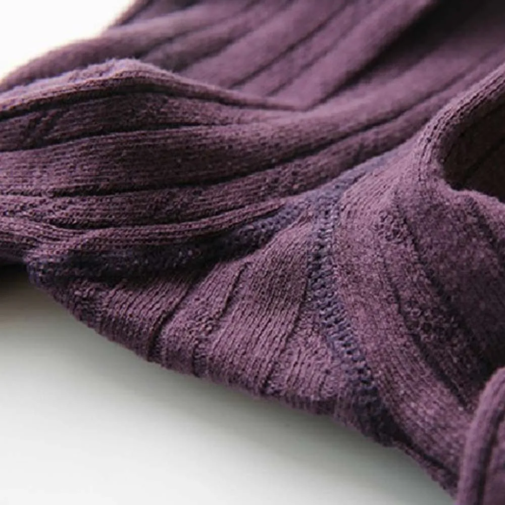 Удобные зимние теплые колготки осенние длинные чулки для девочек милые детские