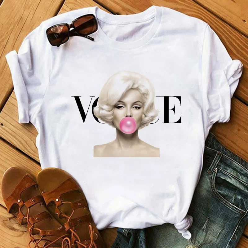 

New Vogue Princess Harajuku Graphic T Shirt Women Ullzang Summer 90s T-shirt Tshirt Fashion Top Tees Female Camisetas Mujer