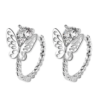 cute romantic small hoop earrings for women hollow butterfly matte huggies tiny lovely earring stud trendy accessories gifts