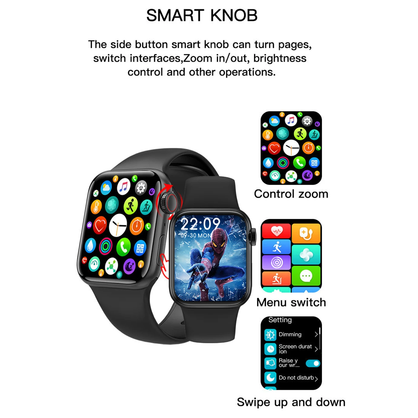 

2021 Smartwatch Man Women Bluetooth Call Custom Dail Smart Watch M16plus for Android Ios VS W26 Pro Hw22 IWO W46 W56 Series 6