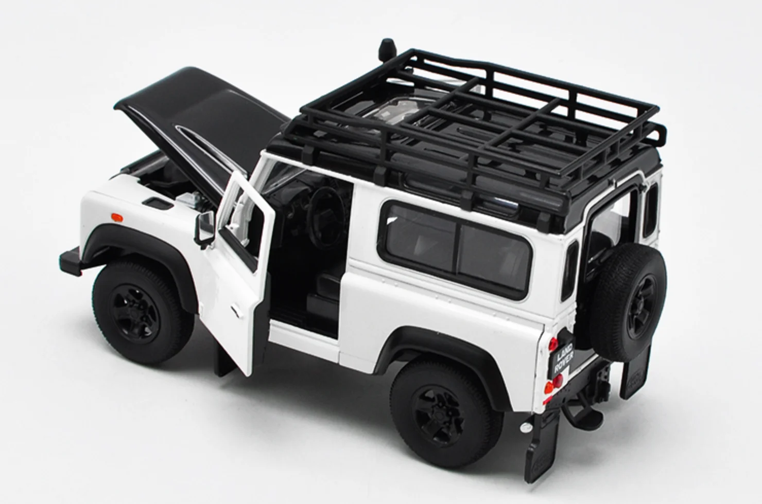 Welly 1/124 1:24 Ностальгический Land Rover Defender SUV внедорожник модель автомобиля под
