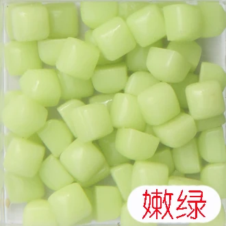 6 600 шт., мозаичная плитка Glary Jade, сделай сам, мозаичные камни, смешанные цвета, квадратные материалы для детей/детей, 0,58*0,58*0,4 см - Цвет: 6