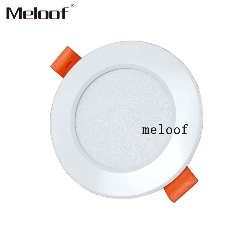 Белый Светодиодный точечный светильник встраиваемый алюминиевый комнатный