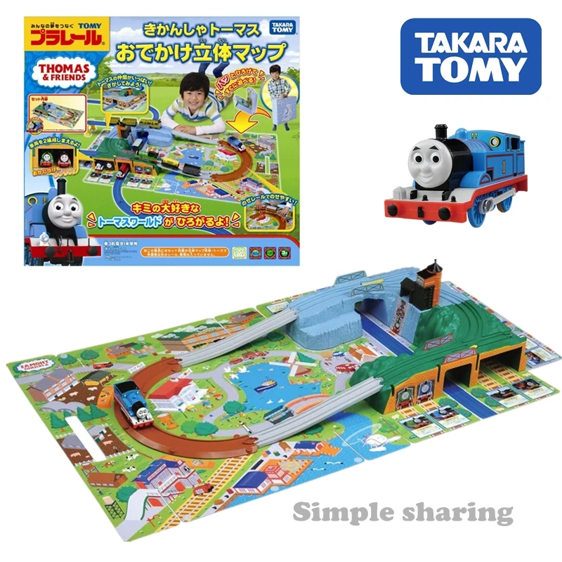 Takara Tomy tomica Plarail двигатель танка выход твердая карта модель комплект литья под