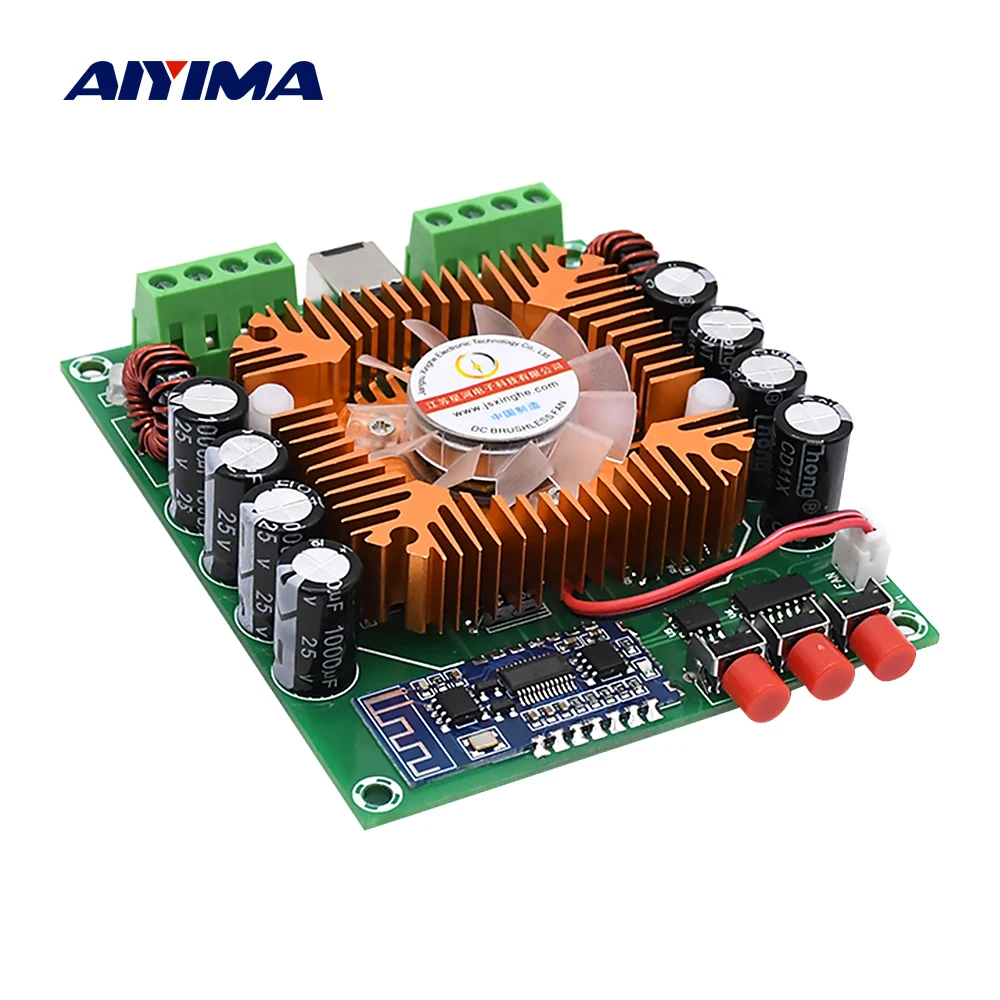 

AIYIMA TDA7850 Bluetooth 5.0 Power Car Amplifier Audio Board 4x50W Class AB BTL HiFi Stereo Amplifier DIY Home Theater Mini Amp