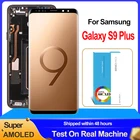 ЖК-дисплей 6,2 ''Super AMOLED для Samsung Galaxy S9 PLUS, сенсорный экран с дигитайзером и рамкой S9 + G965 G965F, оригинал