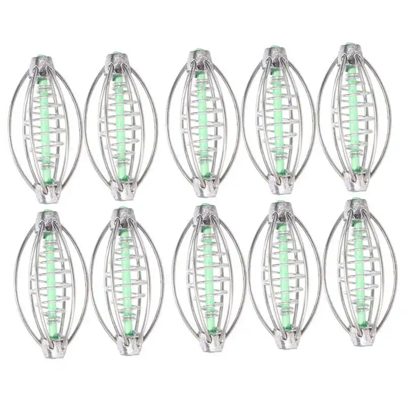 10 шт. рыболовная приманка кормушка &quotКлетка&quot Нержавеющая сталь Весна рыбалка