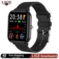 lige 2021 new smart watch men full touch screen sport fitness watch ip67 waterproof bluetooth for android ios smartwatch women