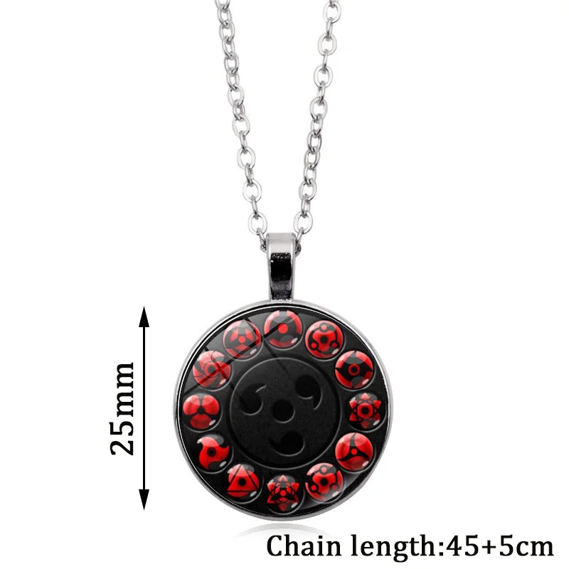 Ожерелье с подвеской в виде глаз из аниме-стекла шипудэна ожерелье цепочкой для