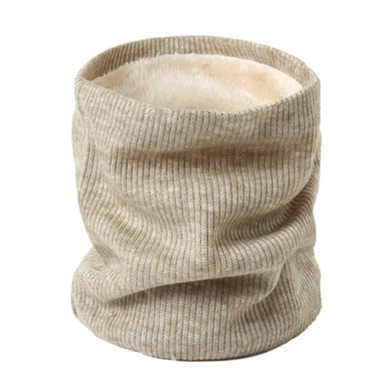 Стандартный шерстяной пуловер на осень и зиму, Дамский шарф, подходящий ко всему теплый шейный эластичный вязаный имитационный воротник, мо...