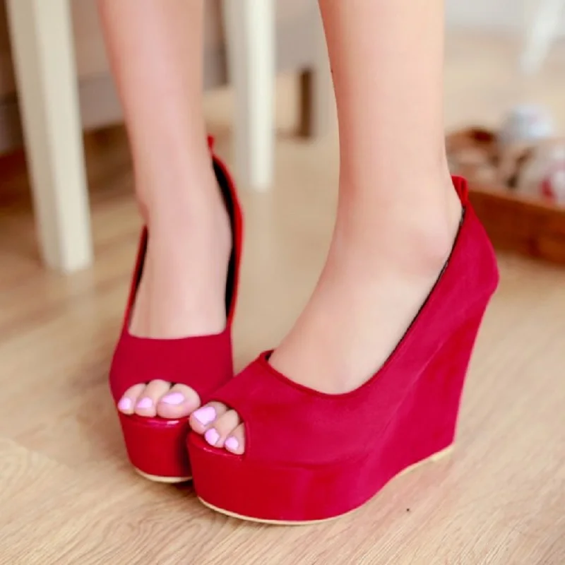 Женские босоножки на очень высоком каблуке демисезонные туфли танкетке с