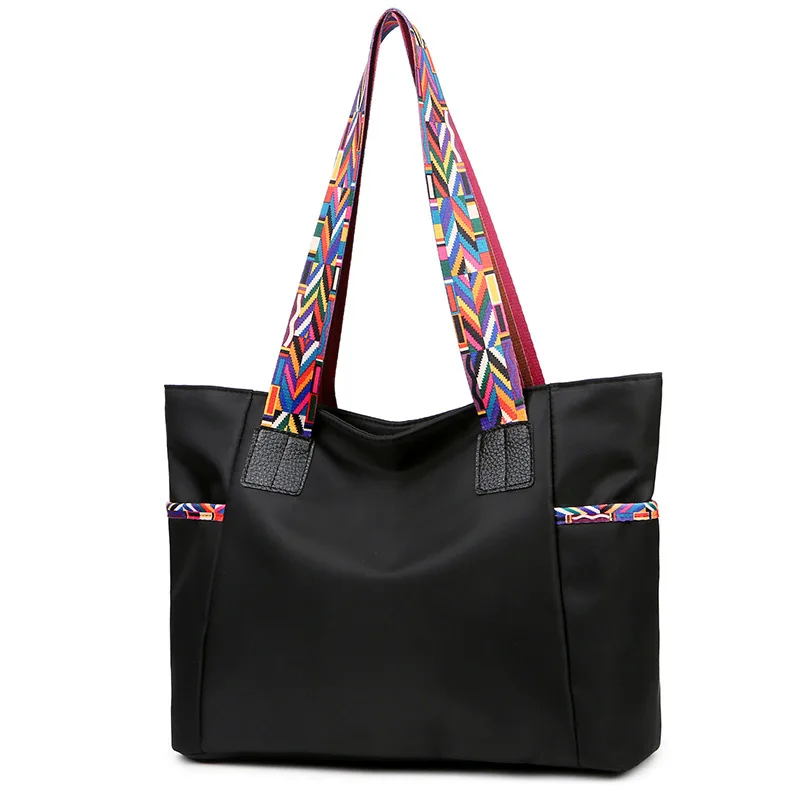 

THREEPEAS New Large Capacity Nylon Women Shoulder Bags Simple Shoulder Strap Waterproof Casual Tote Shopping Bag Handbags