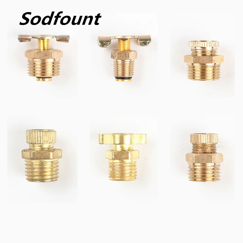 Drain Valve Zinc Alloy Copper Air Compressor Drain Switch Screw