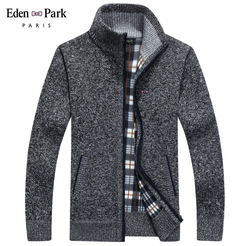 Eden Park Кардиган с вышивкой мужские толстовки одежда модные толстовки мужские повседневные толстовки Толстовка флисовая толстовка на молнии 8 цветов