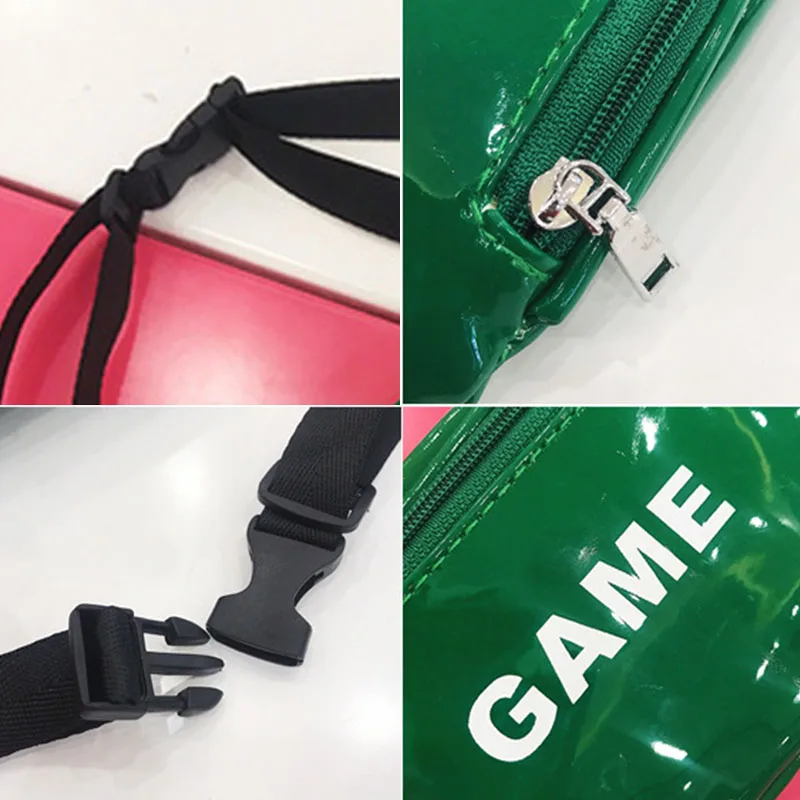 Детская поясная сумка кожаный миниатюрный саквояж с надписью забавная Сумочка