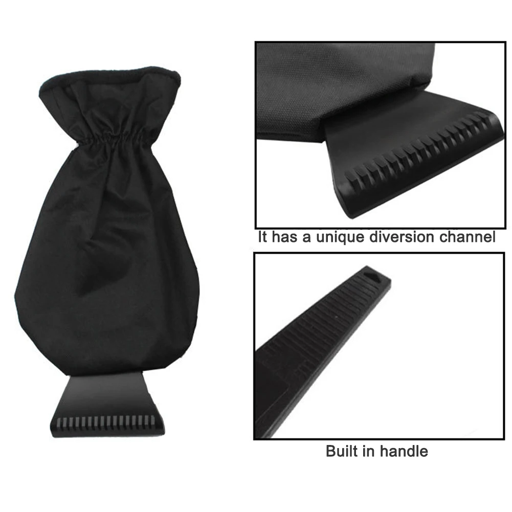 

Winter Car Snow Shovel Scraper Removal Ice Scraping 600D Oxford Warm Gloves